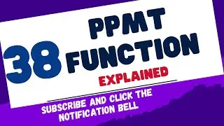 The PPMT Function in Excel