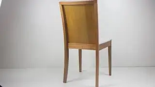 Cadeira Madeira Enzo Estofada Encosto Multilaminado para Mesa de Jantar