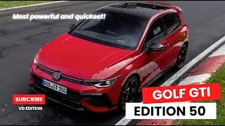 VW GOLF GTI 50-летний юбилей &mdash; самый быстрый на данный момент