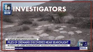 Piles of human cremated remains discovered outside Las Vegas