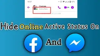 Hide active status on Facebook and messenger | How to remove green dot on Facebook and messenger