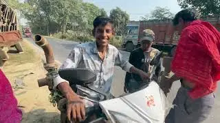 Power of ev￼ electric Scooty load capacity test success ￼