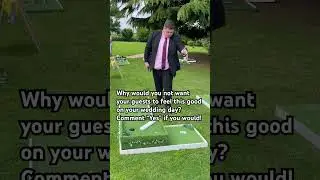 How your wedding guests feel when they get a hole in 1 on the wedding golf on your wedding day!