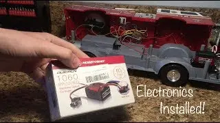 RC Fire Truck Build Project | Ep. 2 | Electronics Installation | The RC Genius