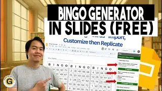 Bingo Card Generator in Google Slides Free | Gamified EduTech