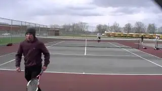 Tecumseh Arrows Tennis vs Urbana MountainClimbers 4-15-2014