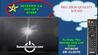 Review Hitachi HDTV LED -LE40H405, LE32H405