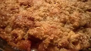 Apple Crisp With Lucy Glo!!!! Apple Crisp #foodies #delicious 