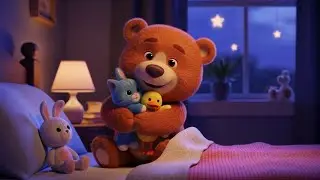 Timmy Bear’s Nighttime Song | Gentle Bedtime Rhyme for Kids | Nursery Rhymes & Lullabies 🌜