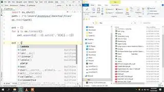 Python File separator According to Extension
