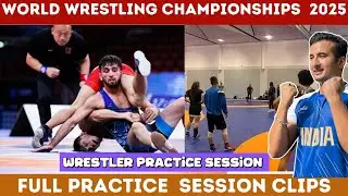 World Wrestling Championships Croatia 2025 : Indian wrestler training hard to win maximum gold medal