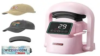 VEVOR Auto Hat Heat Press Machine with 2pcs Interchangeable Platens Automatic Open