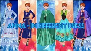 ANNA - different dresses styles  || frozen series || by Gurjot Gurm