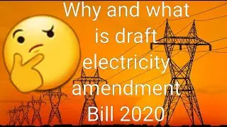 Draft Electricity Amendment Bill 2020