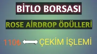 BİTLO ROSE AİRDROP &Ouml;D&Uuml;LLERİ &Ccedil;EKİM İŞLEMİ