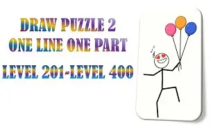 DRAW PUZZLE 2 LEVEL 201-LEVEL 400 DRAW PUZZLE 2 ONE LINE ONE PART SOLUTIONS ANSWER