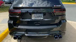 1000HP TRACKHAWK CAMMED IDLE AND REV!!
