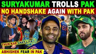 Suryakumar trolls PAK | No handshake again with PAK | IND vs PAK T20 WC 2026 | Sana Amjad