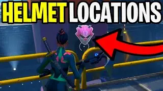 ALL SINGULARITY HELMETS LOCATION! How To Unlock FULL Singularity Skin! | Fortnite