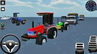 Truck Stuck In Sea Pull Out By 🚜 Tractor In Game 💥 #driving #truck #tractor #truckdriving #dumper