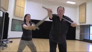 Sword fight director J.P. Fournier