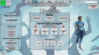 Figure Skating Legends Update: Custom Spins, Steps & Choreo!