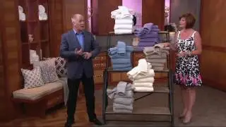 Northern Nights 8 Piece Luxury 100% Cotton Generous Size Bath Towel Set on QVC