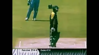 Rashid Latif good shots in world cup cricket tournament .Cricket match highlights.
