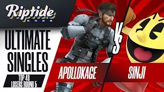ApolloKage vs Sinji - Ultimate Singles Top 48: Losers Round 5 - Riptide 2022 | Snake vs Pac-Man
