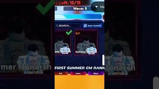 My First GM Rank In Arise Crossover #roblox #sololeveling #arisecrossover #shortvideo