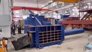Scrap Metal Shavings Compactor For Sale