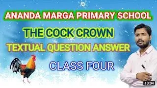 ananda marga primary school।। the cock crown ।। taxtual question answer by Khan sir । #anandamarga