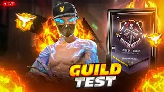 FREE FIRE GUILD TEST LIVE😎🔥 || wizardo 007 || Road To 10K  ❤  #freefirelive #shortfeed
