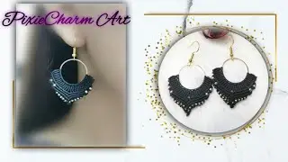 Simple Boho Macrame Earrings