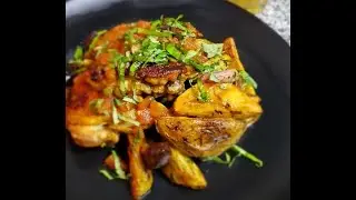 CENAS EGOISTAS: POLLO IVANA CON PAPAS MARCHI.