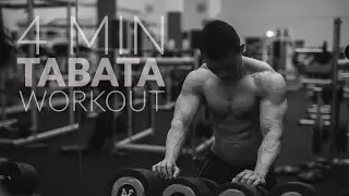 4 Minute Tabata Workout 8 | Full-body Blast | No Equipment