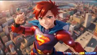 cyborg v4 little superhero and Robots | kids story read aloud | Inspirational story | @Kidstoryfun2