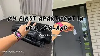 My First Apartment In New Zealand | South African |Moving In | Deep Clean