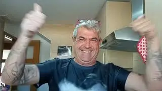 Haciendo pan en casa.