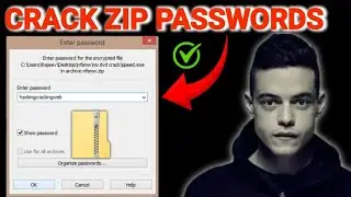 How hackers crack ZIP files password? Too EASY! (Educational Purposes ONLY!)