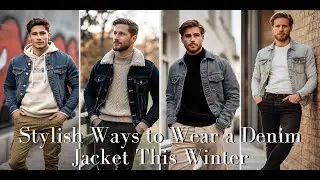 10 Stylish Ways to Wear a Denim Jacket This Winter | Men's Fashion 2025