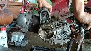 PASANG CDI SUPRA PADA MOTOR C70 || PART II | pasang magnet dan spul supra