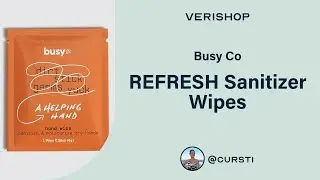 Busy Co REFRESH Sanitizer Wipes Review