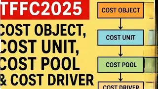 Cost Object, Cost Unit, Cost Pool & Cost Driver Explained with Easiest Example | Costing | TFFC 2025