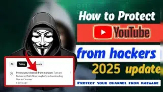 Protect your channel from malware | yt studio notification update 2025 | #malware | #Ratultechzone