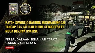 Rayon Simorejo Ranting Sukomanunggal Tancap Gas Latihan Rutin, Cetak Pesilat Muda Berjiwa Ksatria!