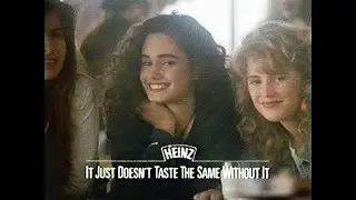 Heinz Ketchup Commercial (1993) featuring Natalie Brown