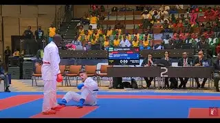 Karate Kumite: Niyonzima Amouri (RWA) VS Duncan Jayden (RSA) || African Karate Championships 2018.