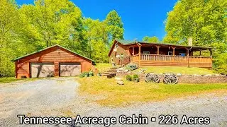 Tennessee Acreage Cabins For Sale | 226 Acres | East Tennessee Farms For Sale | Hunting Land