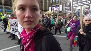 Inside NYC Antifa Communist March - Part 1